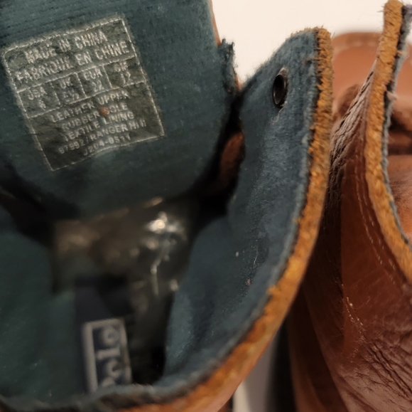 Polo boys infants toddler ranger boots kids shoes boots size 6 brown leather - Picture 5 of 8